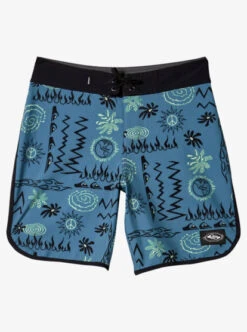 Quiksilver Boys 8-16 Surfsilk Radical Scallop Board Shorts