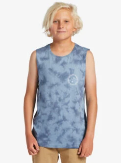 Quiksilver Boys 8-16 Splitting Hairs Sleeveless Muscle T-Shirt