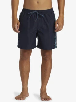 Quiksilver Mens Remade Taped Volley 17" Swim Shorts