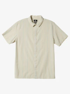 Quiksilver Mens Pacific Stripe Short Sleeve Shirt