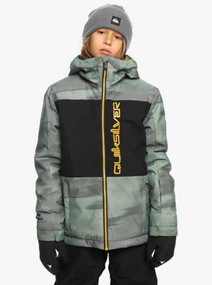 Quiksilver Boys 4-16 Side Hit Technical Snow Jacket