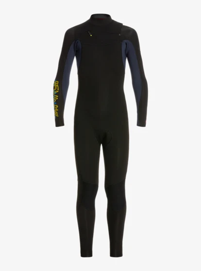 Quiksilver Boys 8-16 3/2mm Everyday Sessions Chest Zip Wetsuit - Image 9