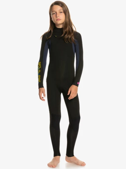 Quiksilver Boys 8-16 3/2mm Everyday Sessions Chest Zip Wetsuit