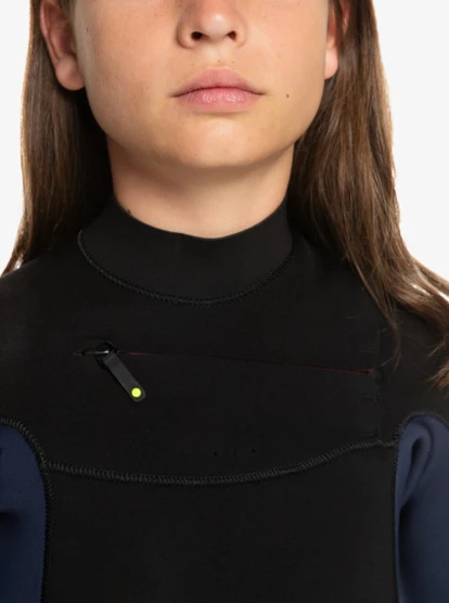 Quiksilver Boys 8-16 3/2mm Everyday Sessions Chest Zip Wetsuit - Image 3