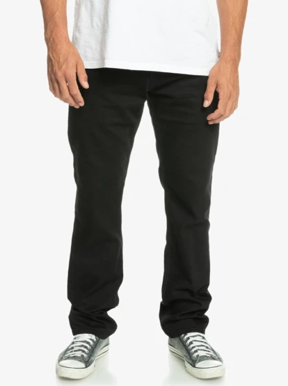 Quiksilver Mens Modern Wave Black Jeans - Image 3