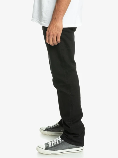 Quiksilver Mens Modern Wave Black Jeans - Image 4