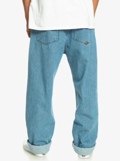 Quiksilver Mens Baggy Nineties Wash Jeans - Image 8