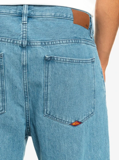 Quiksilver Mens Baggy Nineties Wash Jeans - Image 9