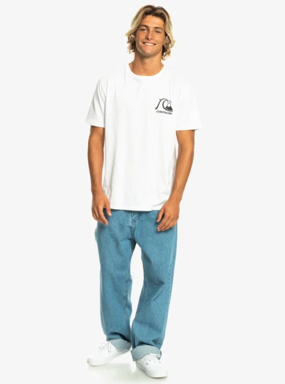 Quiksilver Mens Baggy Nineties Wash Jeans - Image 7