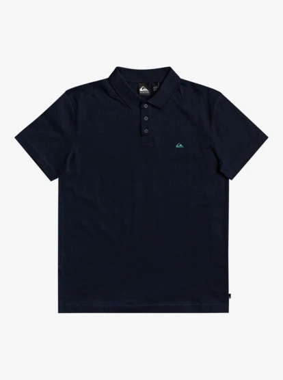 Quiksilver Mens Essentials Organic Short Sleeve Polo Shirt