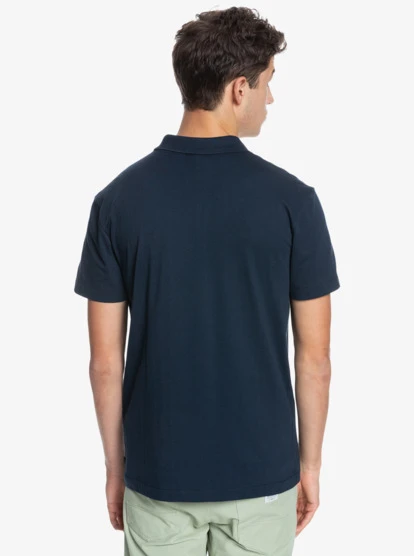 Quiksilver Mens Essentials Organic Short Sleeve Polo Shirt - Image 6