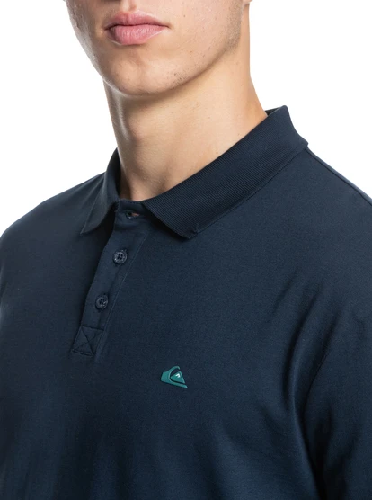 Quiksilver Mens Essentials Organic Short Sleeve Polo Shirt - Image 4