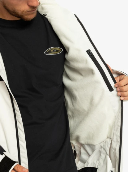 Quiksilver Mens Live Wire Technical Snow Jacket - Image 4