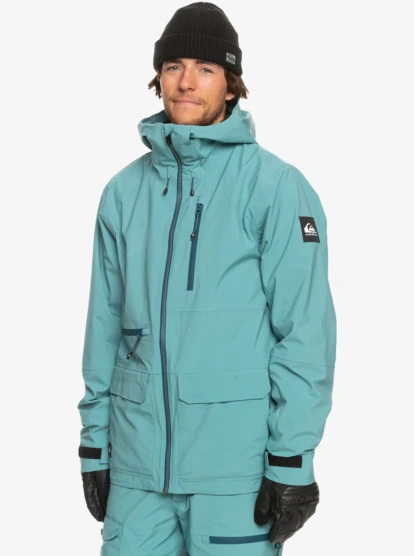 Quiksilver Mens Sammy Carlson Stretch Quest Technical Snow Jacket - Image 2