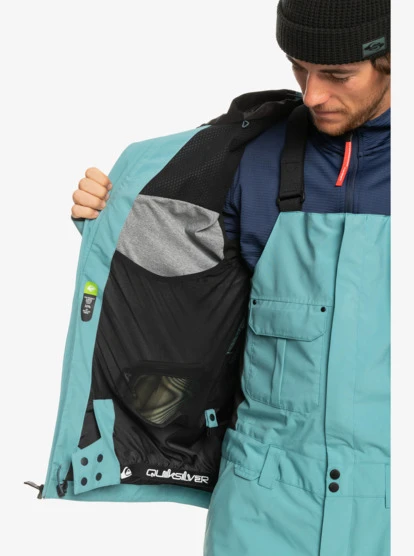 Quiksilver Mens Sammy Carlson Stretch Quest Technical Snow Jacket - Image 3
