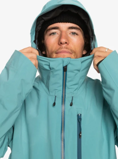 Quiksilver Mens Sammy Carlson Stretch Quest Technical Snow Jacket - Image 4