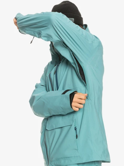 Quiksilver Mens Sammy Carlson Stretch Quest Technical Snow Jacket - Image 6