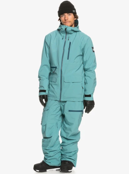Quiksilver Mens Sammy Carlson Stretch Quest Technical Snow Jacket - Image 7