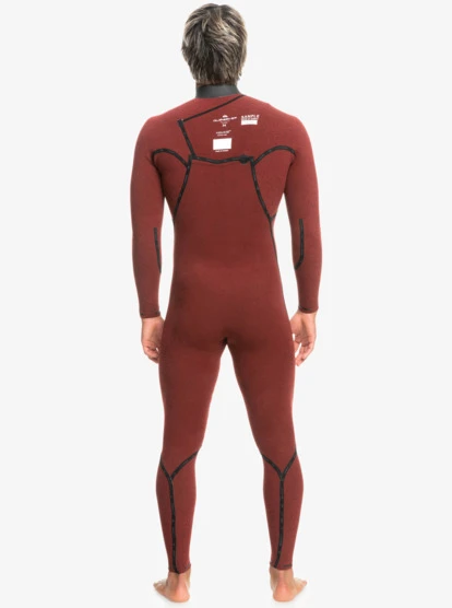 Quiksilver Mens 3/2 Mm Highline Chest Zip Wetsuit - Image 7