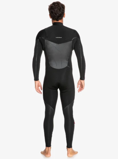 Quiksilver Mens 3/2mm Marathon Sessions Chest Zip Wetsuit - Image 3