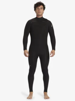 Quiksilver Mens 4/3mm Everyday Sessions Chest Zip Wetsuit