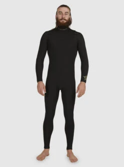Quiksilver Mens 3/2mm Everyday Sessions Chest Zip Wetsuit