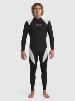 Quiksilver Mens 3/2mm Everyday Saturn Back Zip Wetsuit