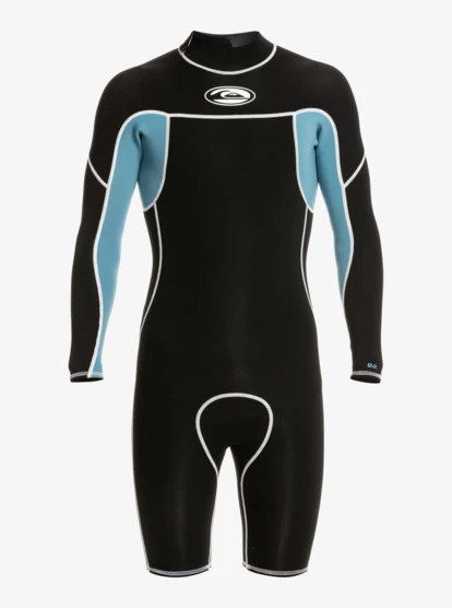 Quiksilver Mens 2/2mm Saturn Capsule Saturn Back-Zip Springsuit - Image 2