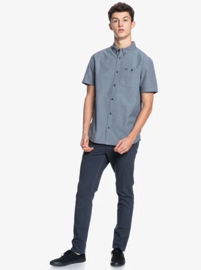 Quiksilver Mens Winfall Short Sleeve Shirt - Image 6