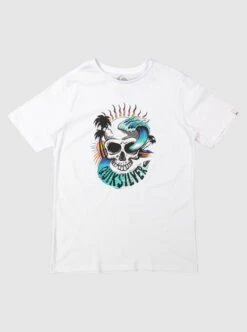 Quiksilver Boys 8-16 Skull WaveT-Shirt
