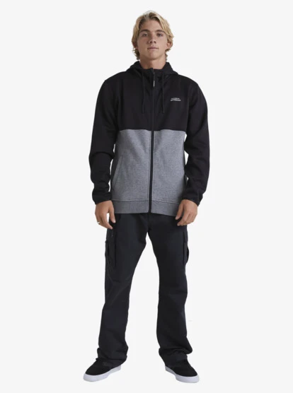 Quiksilver Mens Burnz Zip-Up Hoodie - Image 4