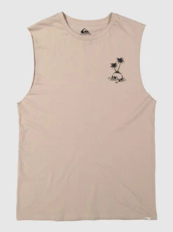 Quiksilver Mens Skull Palm Muscle T-Shirt